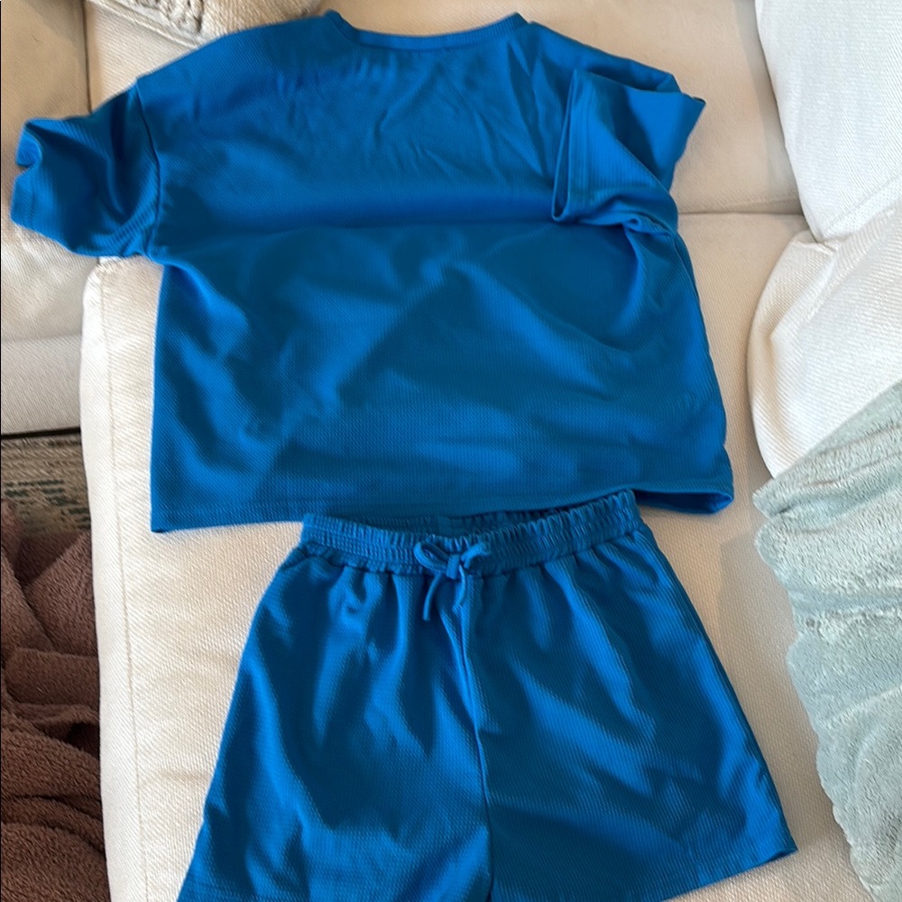 Blue Athletic Set
